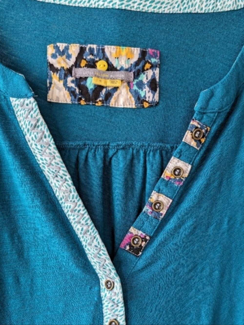 Anthropologie Bundle Tops 6 Long Sleeve S Pattern Silk Embroidered - Picture 6 of 14